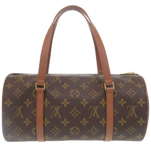 美品 ルイ ヴィトン パピヨン30 ポーチ付 モノグラム M51385 ハンドバッグ LV 1037【中古】LOUIS VUITTON