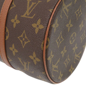 美品 ルイ ヴィトン パピヨン30 ポーチ付 モノグラム M51385 ハンドバッグ LV 1037【中古】LOUIS VUITTON