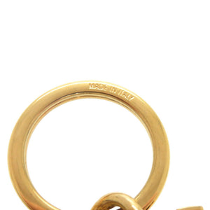 美品 グッチ ハートモチーフ GGスプリーム ベージュ レッド キーホルダー バッグチャーム 1130【中古】GUCCI