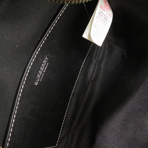 美品 バーバリー ミニ ケーソン バムバッグ PVC ブラウン ウエストバッグ 茶 1152【中古】BURBERRY メンズ