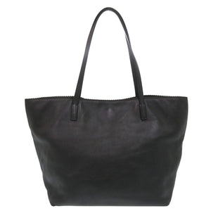 ロエベ ナッパ アナグラム レザー ブラック トートバッグ ハンドバッグ 黒 1155【中古】LOEWE