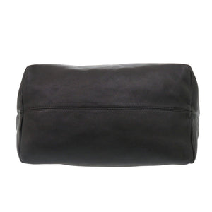 ロエベ ナッパ アナグラム レザー ブラック トートバッグ ハンドバッグ 黒 1155【中古】LOEWE
