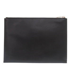 美品 サンローランパリ 397294 レザー ブラック 星 スター クラッチバッグ 黒 1166【中古】SAINT LAURENT PARIS