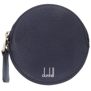 新品同様 ダンヒル カドガン コインケース レザー ネイビー 小銭入れ 円形 紺 1201【中古】Dunhill メンズ