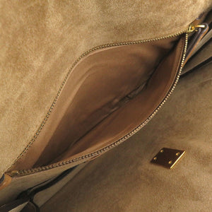 美品 ポロ ラルフローレン Polo ID レザーサッチェル レザー ブラウン 2way ハンドバッグ ショルダーバッグ 1223【中古】POLO RALPH LAUREN