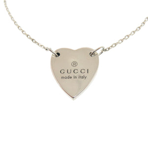 美品 グッチ ハートプレート シルバー925 ブレスレット シルバー 1258【中古】GUCCI