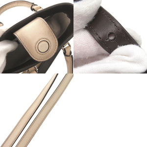 美品 ベルルッティ カリグラフィ トゥジュール ナノ レザー ベージュ 2WAY ショルダーバッグ 1267【中古】BERLUTI