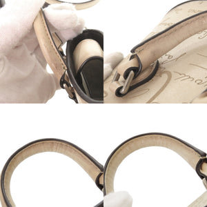 美品 ベルルッティ カリグラフィ トゥジュール ナノ レザー ベージュ 2WAY ショルダーバッグ 1267【中古】BERLUTI