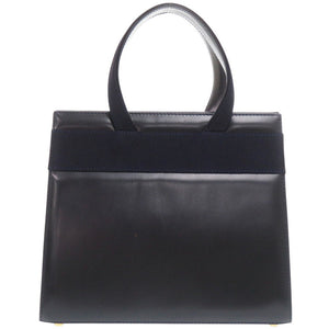 美品 サルヴァトーレフェラガモ ヴァラリボン BA214178 2WAY レザー ネイビー ハンドバッグ 1331【中古】Salvatore Ferragamo