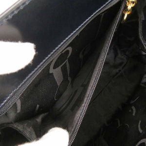 美品 サルヴァトーレフェラガモ ヴァラリボン BA214178 2WAY レザー ネイビー ハンドバッグ 1331【中古】Salvatore Ferragamo