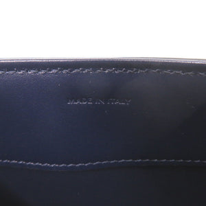 新品同様 セリーヌ 16セーズ ミディアム レザー ネイビー 2WAY ハンドバッグ ショルダーバッグ 1335【中古】CELINE