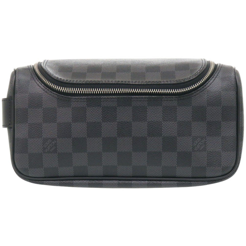 美品 ルイ ヴィトン トワレ ポーチ ダミエ グラフィット N47625 ポーチ LV 1337【中古】LOUIS VUITTON メンズ