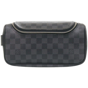 美品 ルイ ヴィトン トワレ ポーチ ダミエ グラフィット N47625 ポーチ LV 1337【中古】LOUIS VUITTON メンズ
