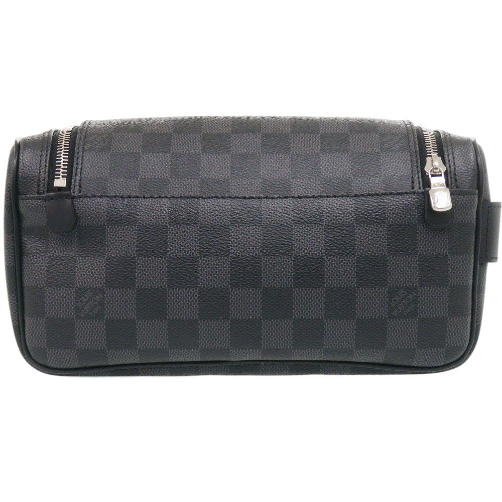 美品 ルイ ヴィトン トワレ ポーチ ダミエ グラフィット N47625 ポーチ LV 1337【中古】LOUIS VUITTON メンズ