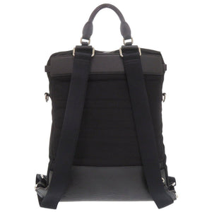 美品 バーバリー 4064913 2WAY ブラック リュック デイパック 黒 1342【中古】BURBERRY