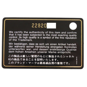 新品同様 シャネル ココマーク レザー ブラック 22番台 カードケース コインケース 財布 黒 1376【中古】CHANEL