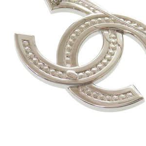 新品同様 シャネル ココマーク フェイクパール ストーン シルバー B24 S ブローチ アクセサリー 1389 【中古】 CHANEL