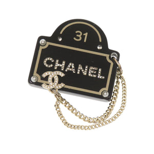 新品同様 シャネル ココマーク フェイクパール ストーン シルバー B24 S ブローチ アクセサリー 1389 【中古】 CHANEL
