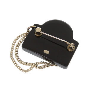 新品同様 シャネル ココマーク フェイクパール ストーン シルバー B24 S ブローチ アクセサリー 1389 【中古】 CHANEL