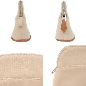新品同様 エルメス ボリードポーチ ミニミニ コットン ナチュラル ポーチ 1426【中古】HERMES