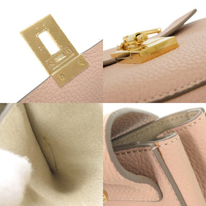美品 クロエ ドリュー レザー ピンクベージュ チェーンショルダー ショルダーバッグ 1441【中古】Chloe