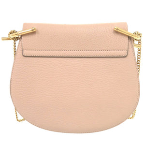 美品 クロエ ドリュー レザー ピンクベージュ チェーンショルダー ショルダーバッグ 1441【中古】Chloe
