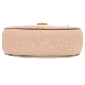 美品 クロエ ドリュー レザー ピンクベージュ チェーンショルダー ショルダーバッグ 1441【中古】Chloe