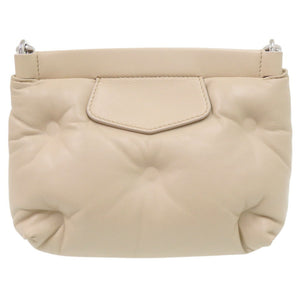 美品 メゾン マルジェラ グラムスラム S56WF0161 レザー ベージュ チェーンショルダーバッグ 1448【中古】Maison Margiela