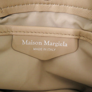 美品 メゾン マルジェラ グラムスラム S56WF0161 レザー ベージュ チェーンショルダーバッグ 1448【中古】Maison Margiela