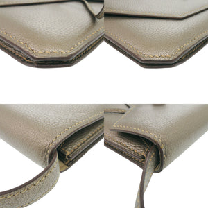 エルメス エンベロープ シェーブル ゴールド シルバー金具 □I刻印(2005年製) ショルダーバッグ 1455【中古】HERMES