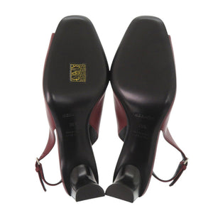 未使用 エルメス サンダル マルリー 45 H261097Z L1350 レザー ルージュアッシュ 1472【中古】HERMES