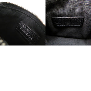 新品同様 バレンシアガ ル カゴール グラフィティ 776769 レザー ブラック コインケース 黒 1493【中古】BALENCIAGA