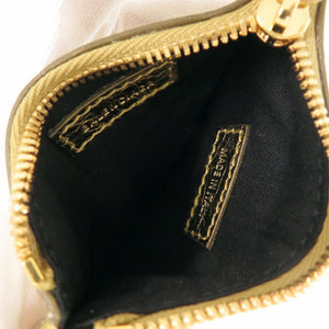未使用 バレンシアガ ル カゴール 776769 レザー ゴールド コインケース 1494【中古】BALENCIAGA