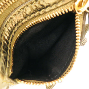 未使用 バレンシアガ ル カゴール 776769 レザー ゴールド コインケース 1494【中古】BALENCIAGA