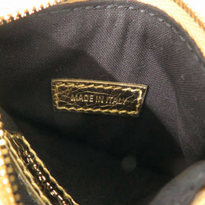 未使用 バレンシアガ ル カゴール 776769 レザー ゴールド コインケース 1494【中古】BALENCIAGA