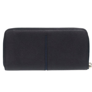 美品 トッズ レザー ネイビー 長財布 紺 1550【中古】TOD’S