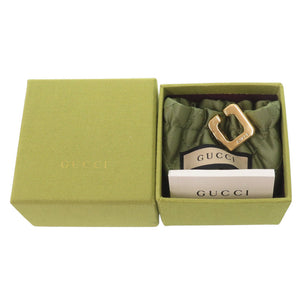 美品 グッチ スクエア イヤーカフ ゴールド メタル金 1556【中古】GUCCI