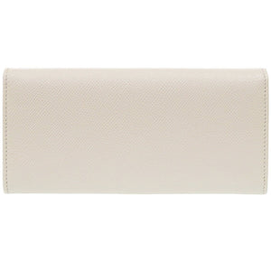 未使用 ブルガリ ブルガリブルガリ ロゴクリップ レザー ホワイト 長財布 白 1557【中古】BVLGARI