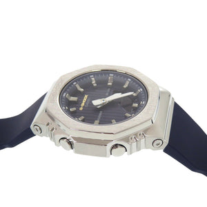 新品同様 カシオ G-SHOCK プレシャスハートセレクション GM-S2110SH-2AJF SS 樹脂 ネイビー クオーツ アナログ デジタル 腕時計 Gショック 1589【中古】CASIO