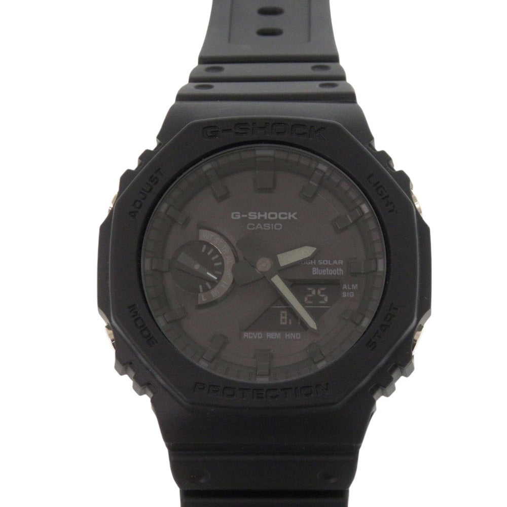 新品同様 カシオ G-SHOCK GA-B2100-1A1JF 樹脂 ブラック タフソーラー 腕時計 黒 Gショック 1590【中古】CASIO