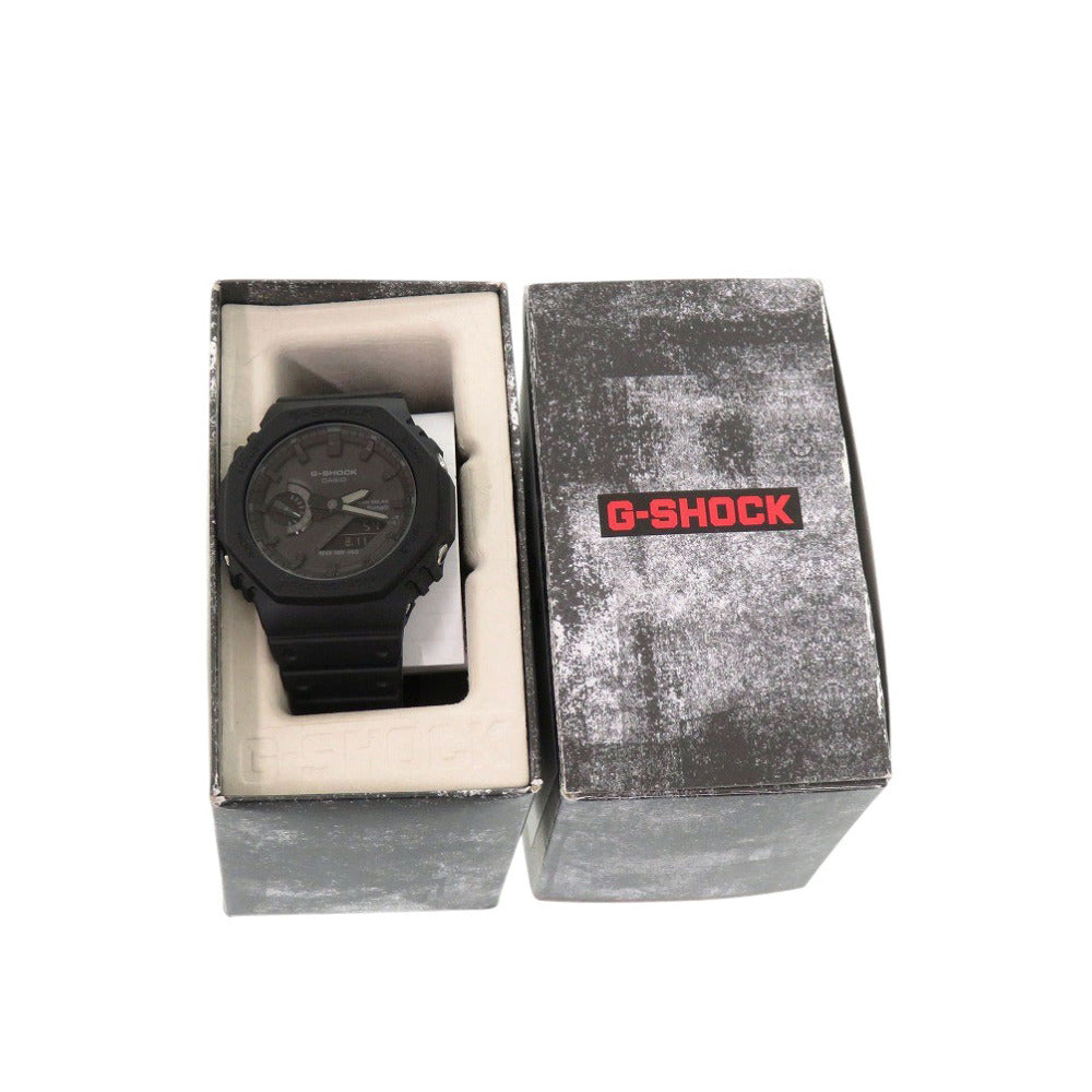 新品同様 カシオ G-SHOCK GA-B2100-1A1JF 樹脂 ブラック タフソーラー 腕時計 黒 Gショック 1590【中古】CASIO