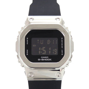 未使用 カシオ G-SHOCK GM-S5600U-1JF SS 樹脂 ブラック クオーツ デジタル 腕時計 黒 Gショック 1591【中古】CASIO