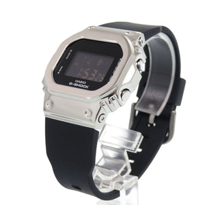 未使用 カシオ G-SHOCK GM-S5600U-1JF SS 樹脂 ブラック クオーツ デジタル 腕時計 黒 Gショック 1591【中古】CASIO