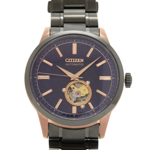 美品 シチズン メカニカル クラシカル NB4024-52M 9040-S123411 SS ブルー 自動巻き 腕時計 青 1594【中古】CITIZEN