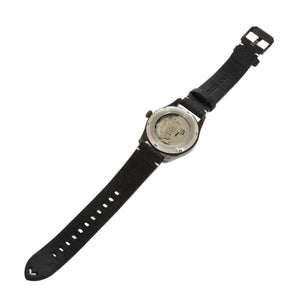 セイコー 5スポーツ SBSA121 4R36-10A0 レザー SS ブラック 自動巻き 腕時計 黒 1600【中古】SEIKO