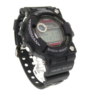 新品同様 カシオ G-SHOCK フロッグマン GWF-1000-1JF SS 樹脂 ブラック タフソーラー デジタル 腕時計 黒 Gショック 0100【中古】CASIO
