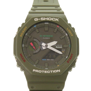 美品 カシオ G-SHOCK GA-B2100FC-3AJF 樹脂 カーキ タフソーラー 腕時計 Gショック 1603【中古】CASIO