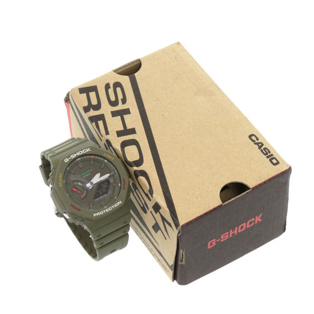 美品 カシオ G-SHOCK GA-B2100FC-3AJF 樹脂 カーキ タフソーラー 腕時計 Gショック 1603【中古】CASIO