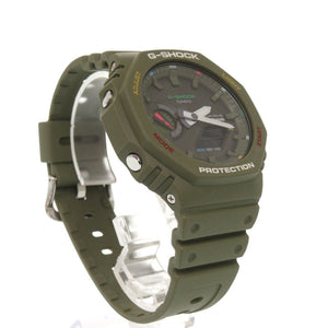 美品 カシオ G-SHOCK GA-B2100FC-3AJF 樹脂 カーキ タフソーラー 腕時計 Gショック 1603【中古】CASIO