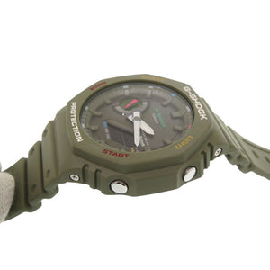 美品 カシオ G-SHOCK GA-B2100FC-3AJF 樹脂 カーキ タフソーラー 腕時計 Gショック 1603【中古】CASIO